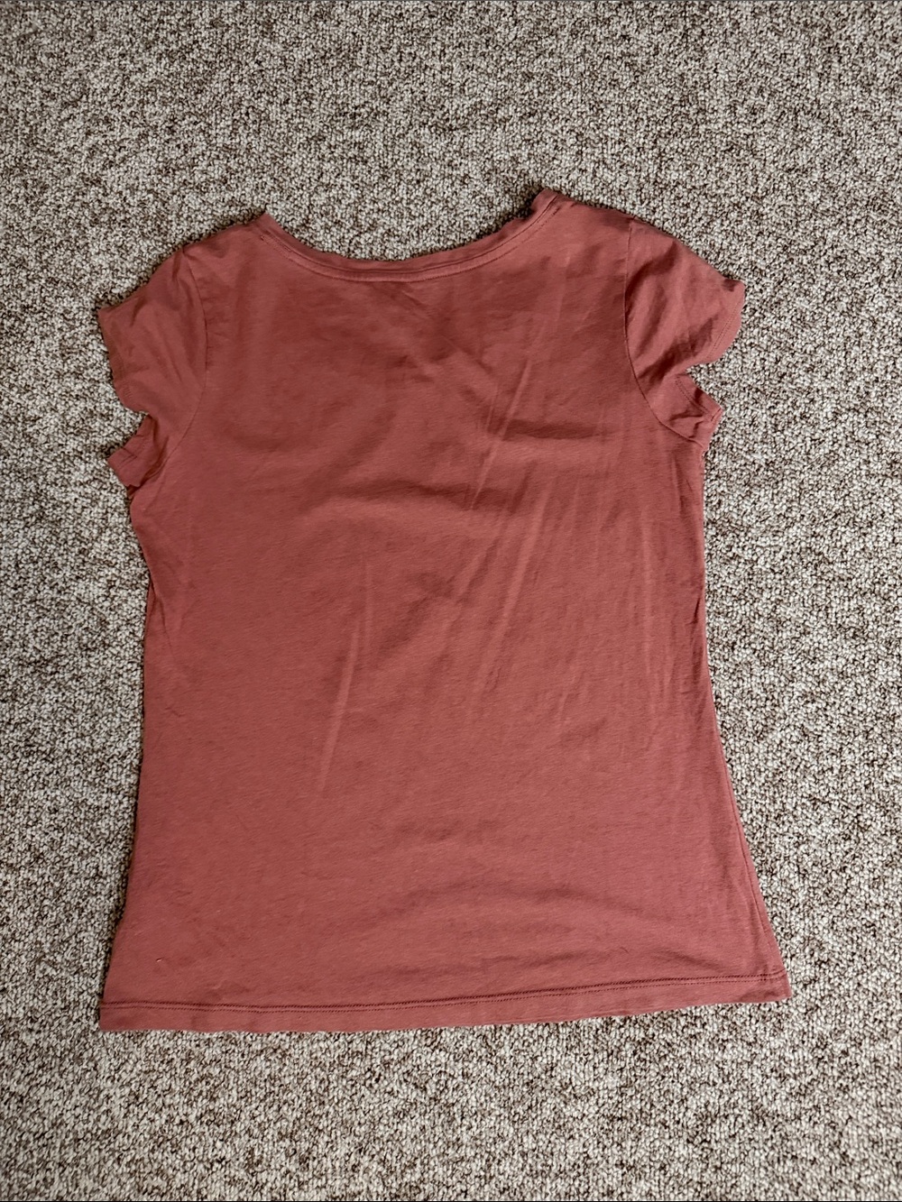 Tahari essentials Scoop Neck Tee - Dusty Rose - Picture 3 of 5
